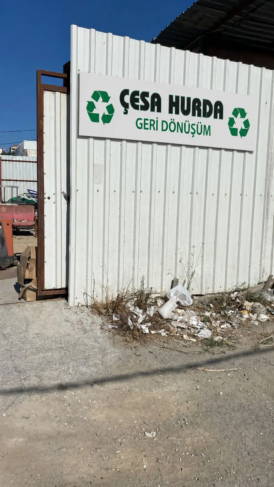ÇESA HURDA saha tabelası